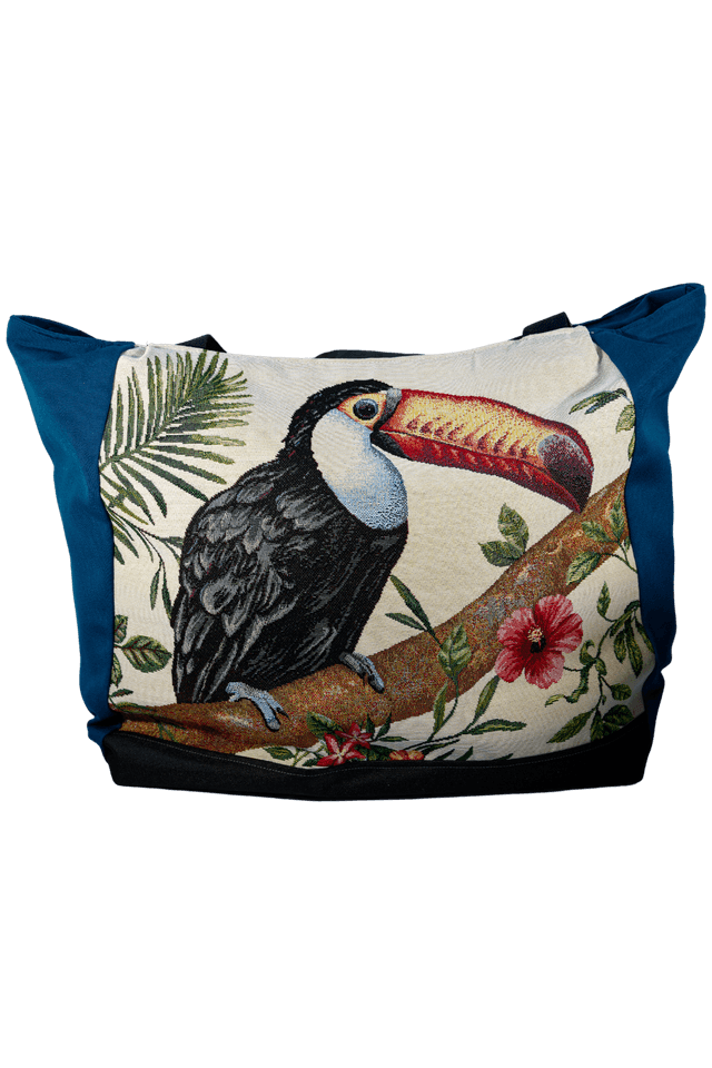  Grand sac artisanal Toucan – L’exotisme au service de votre quotidien