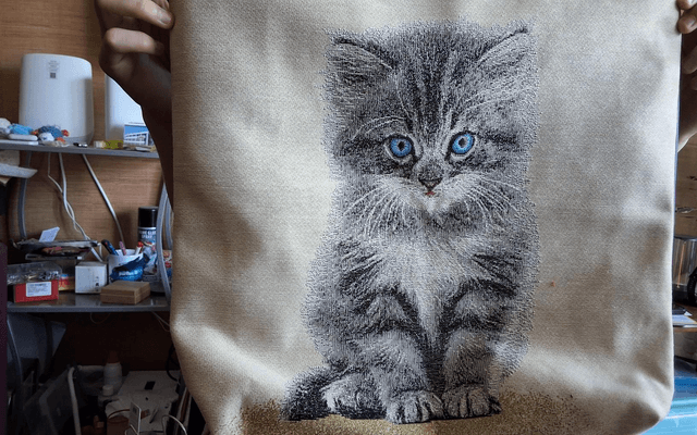 Sac cabas chat